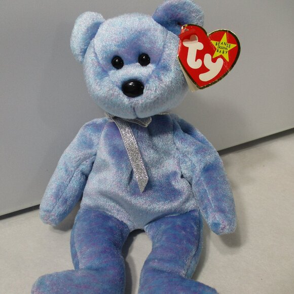 Ty Beanie Baby Babies Clubby II Bear Rare Retired Single layer Tush Tag 1999 - Picture 2 of 9